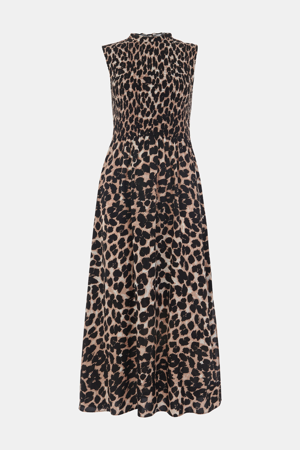 Heidi Leopard Spot Midi Dress