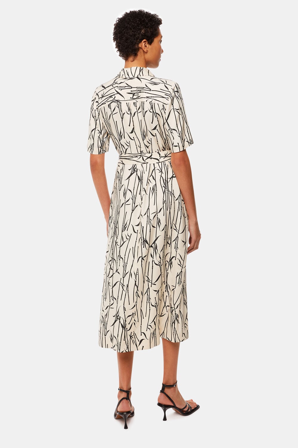 Ivory Bamboo Shoots Fontella Dress
