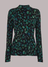 Blurred Floral Knit