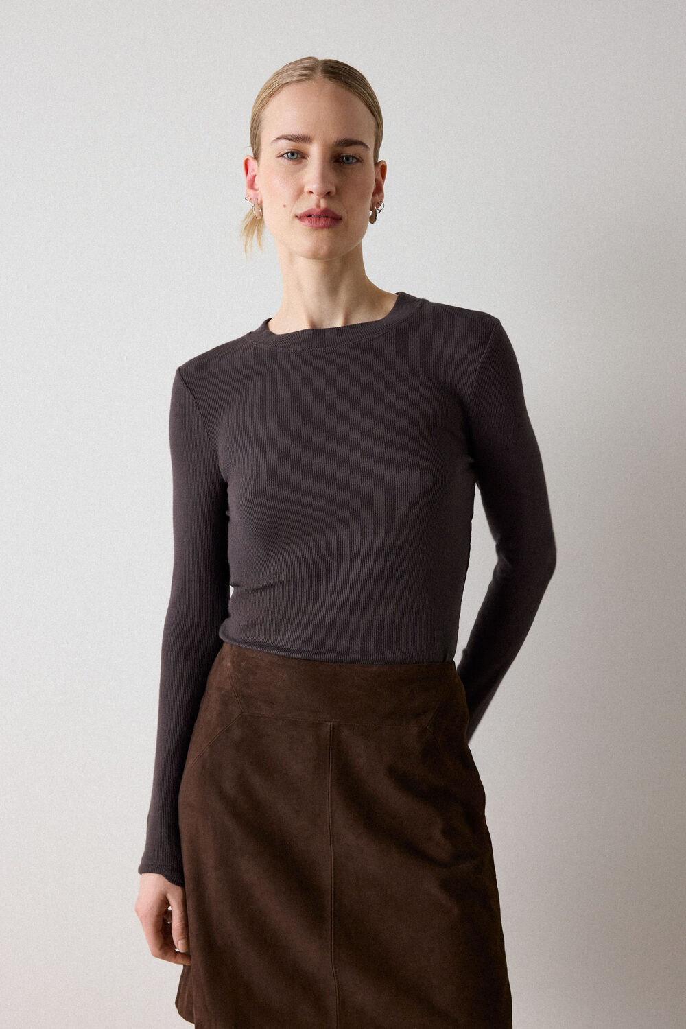 Essential Ribbed Crew