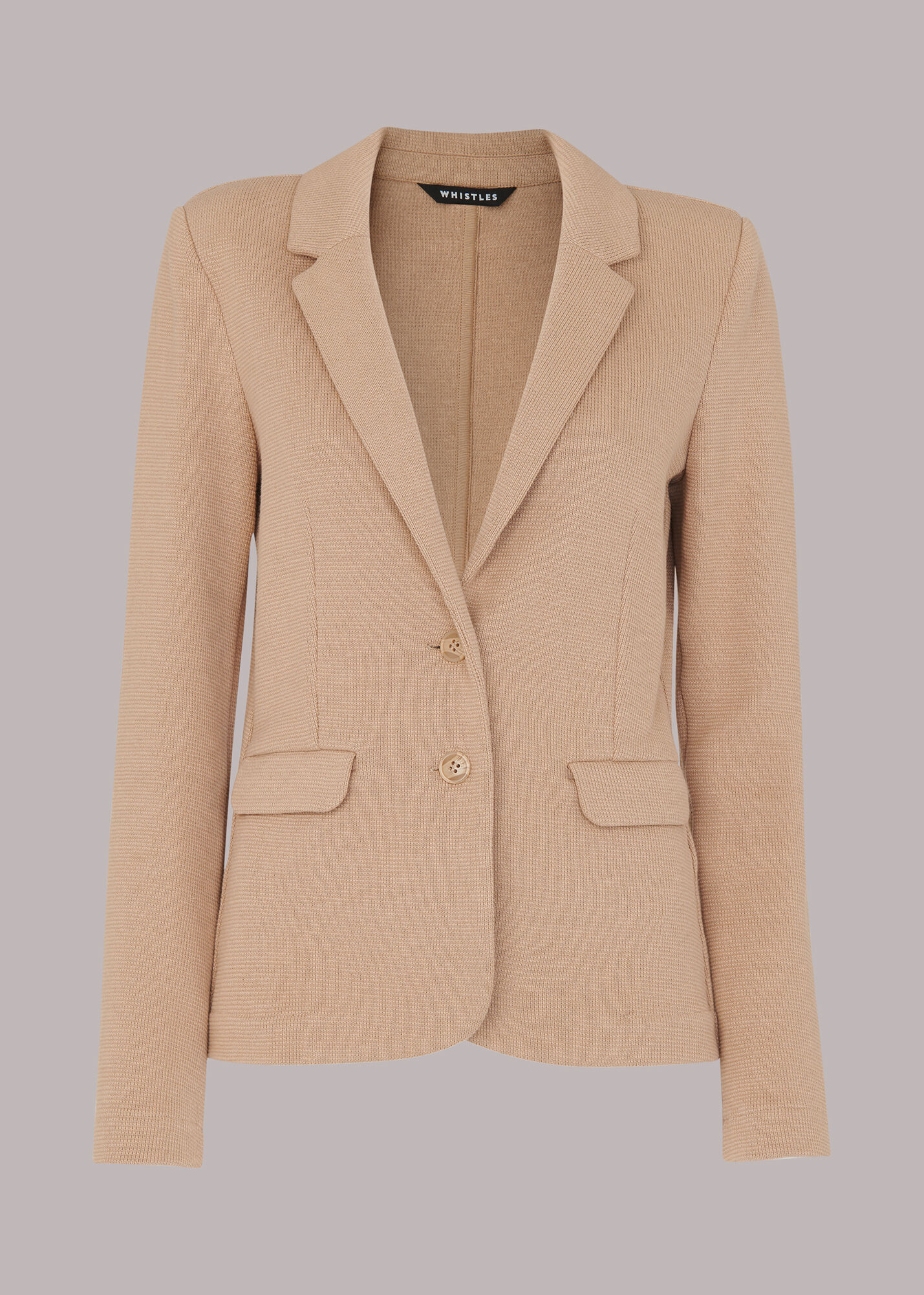 Whistles slim jersey jacket outlet red