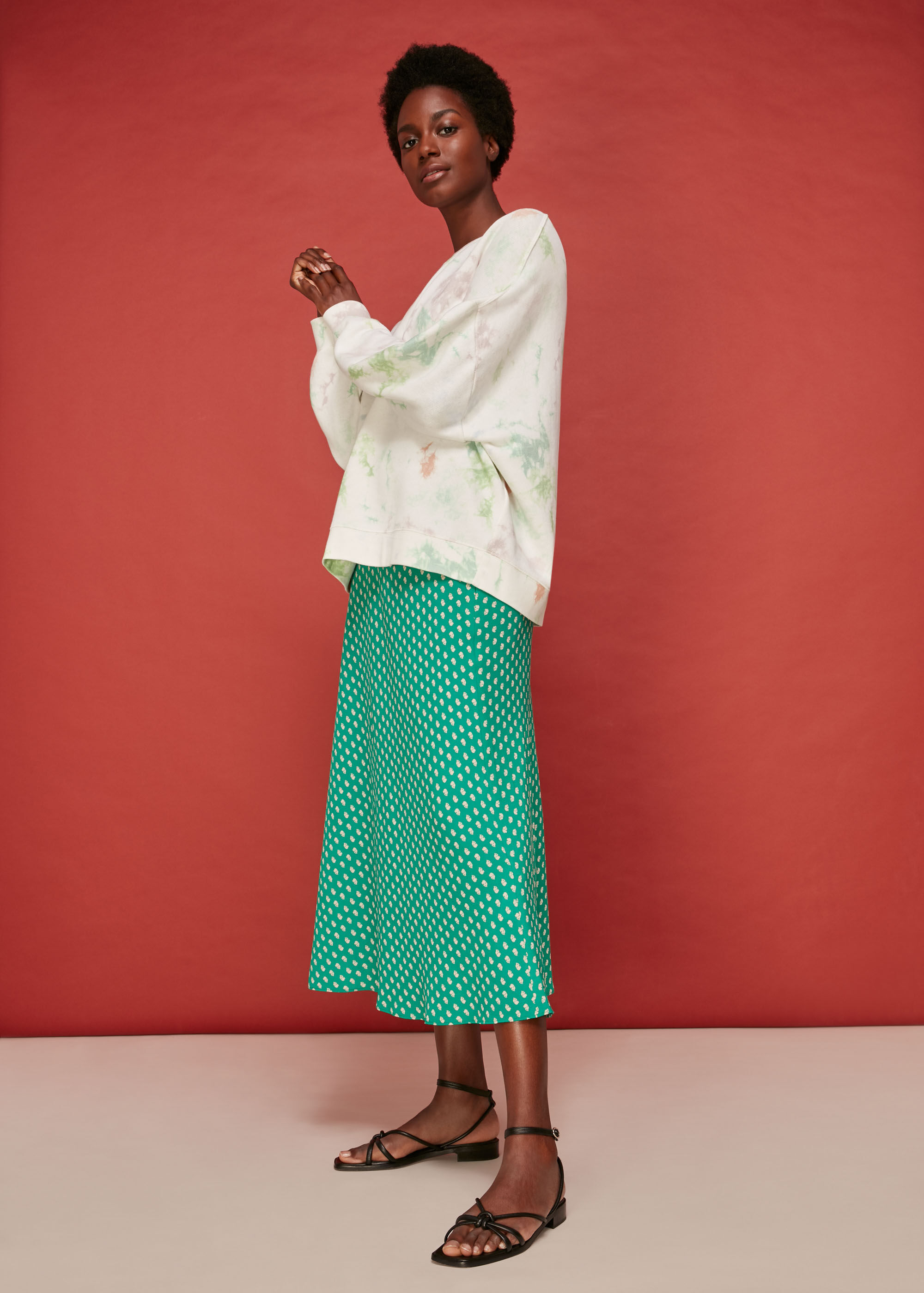 whistles tie dye sweatshirt