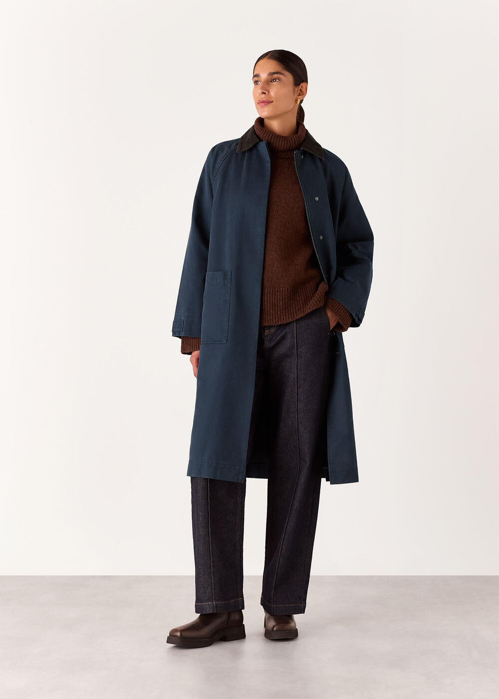 Gabriella Waxed Overcoat