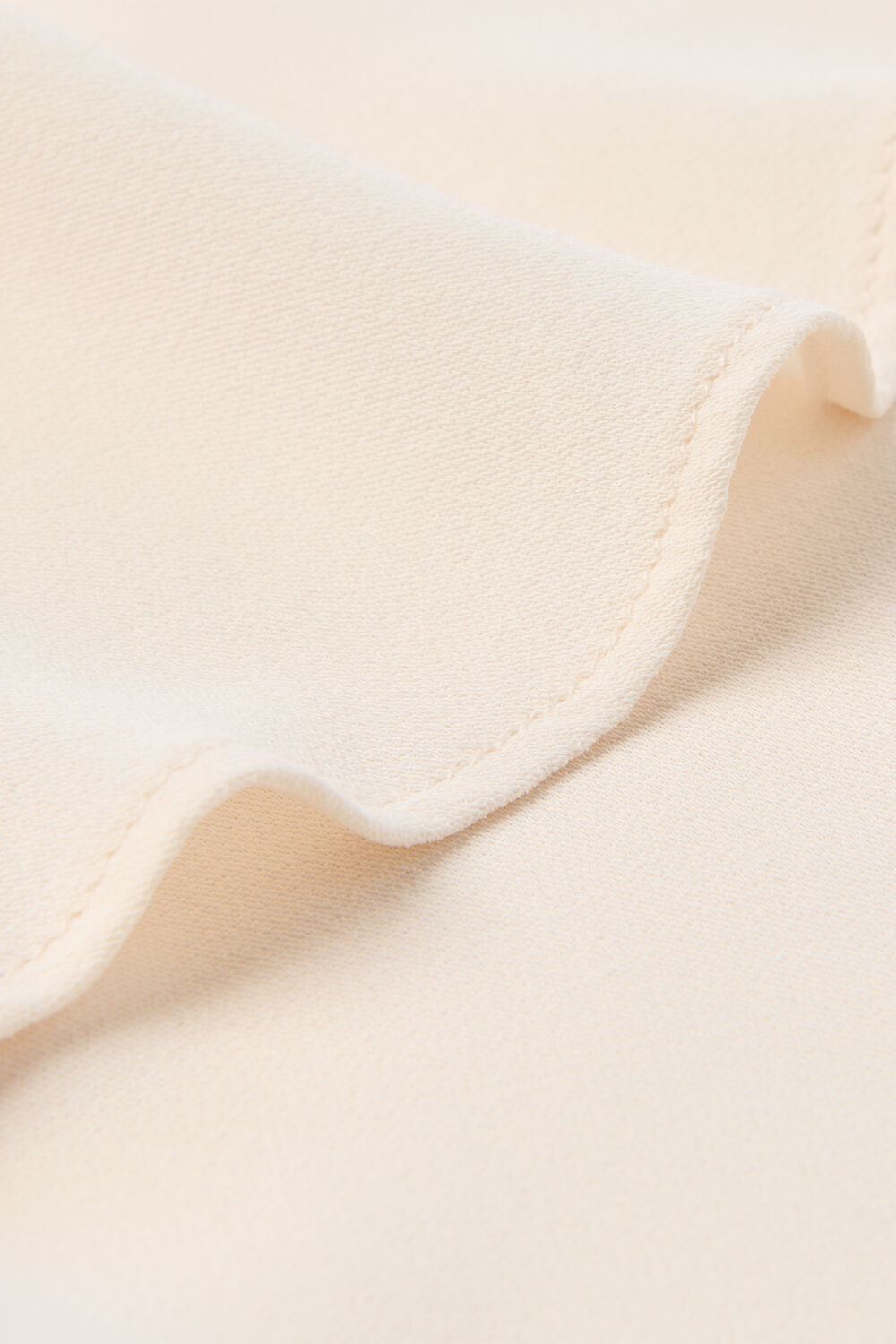 Cape Detail Crepe Blouse