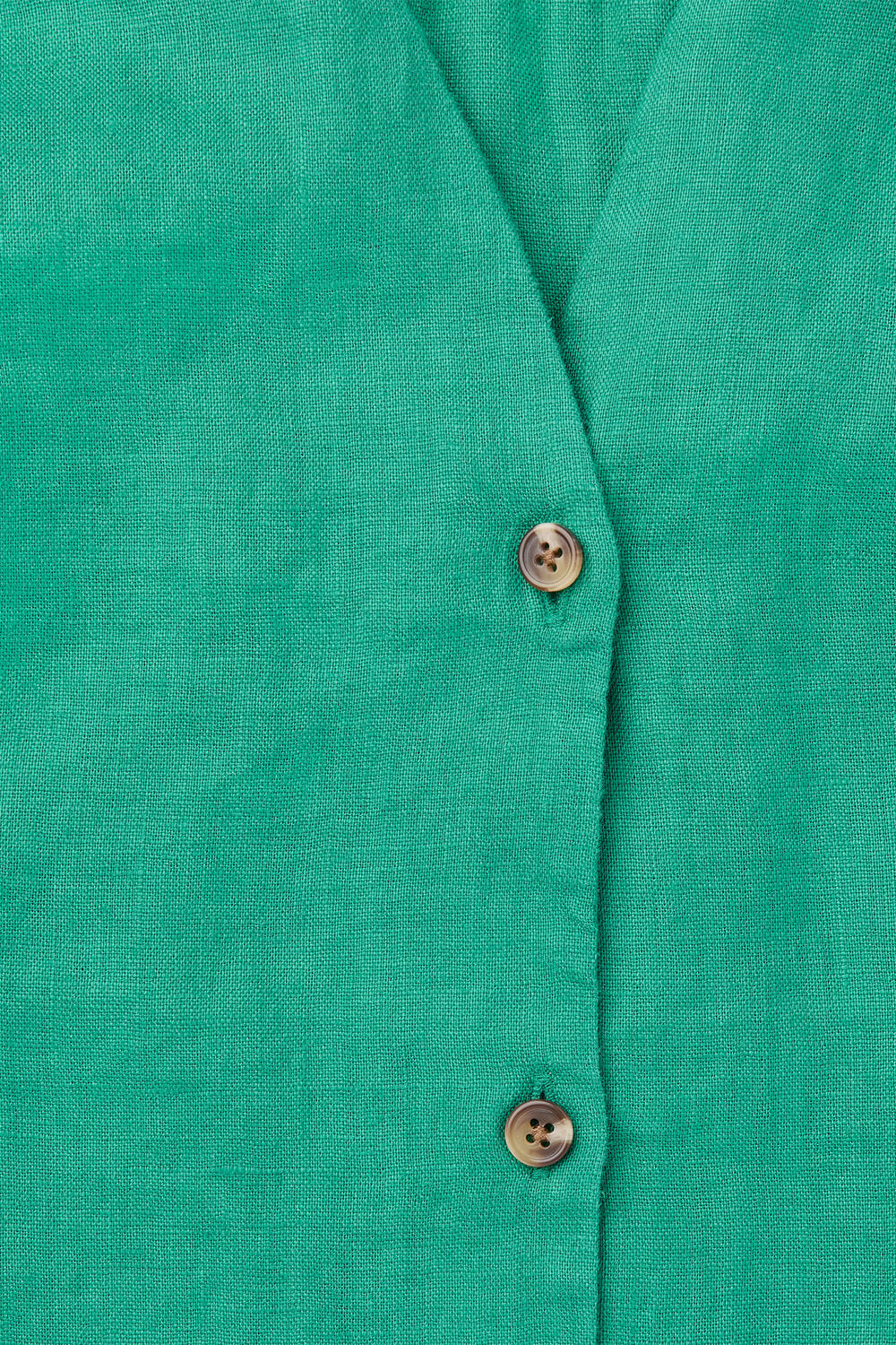 Green Laura Linen Tank