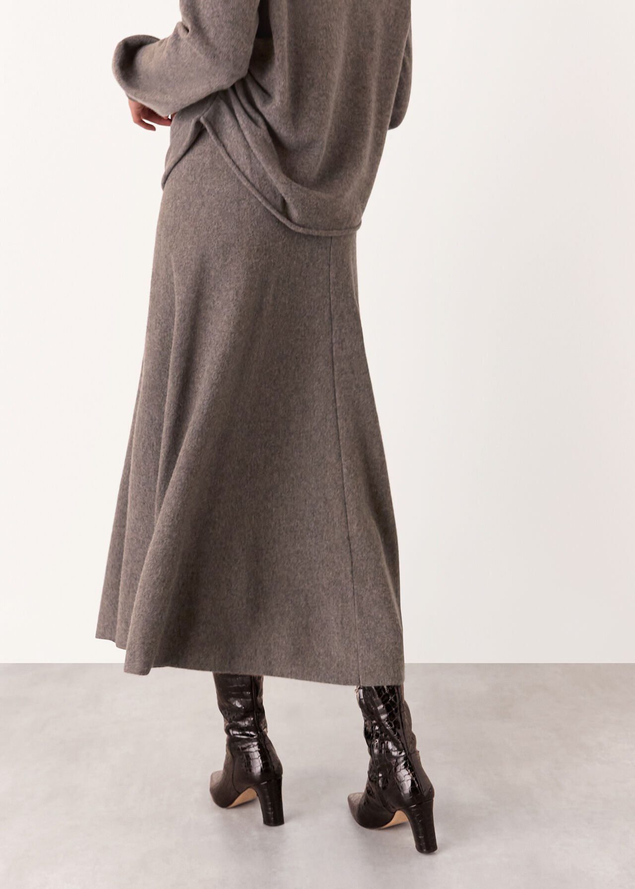 Knitted Midi SKirt