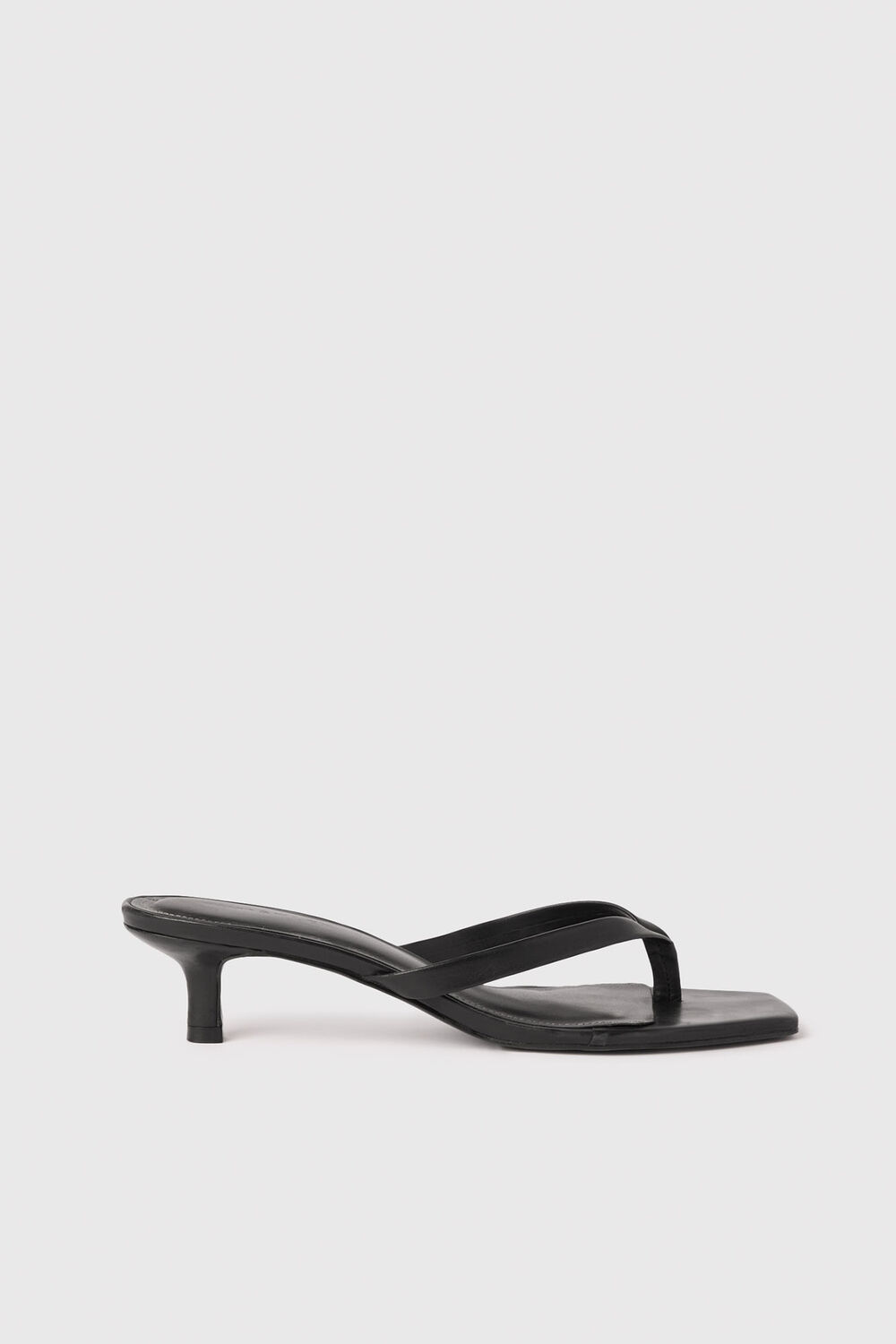 Toe Post Kitten Heel Mule