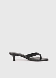 Toe Post Kitten Heel Mule