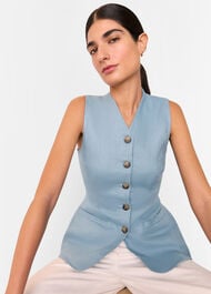 Molly Linen Waistcoat