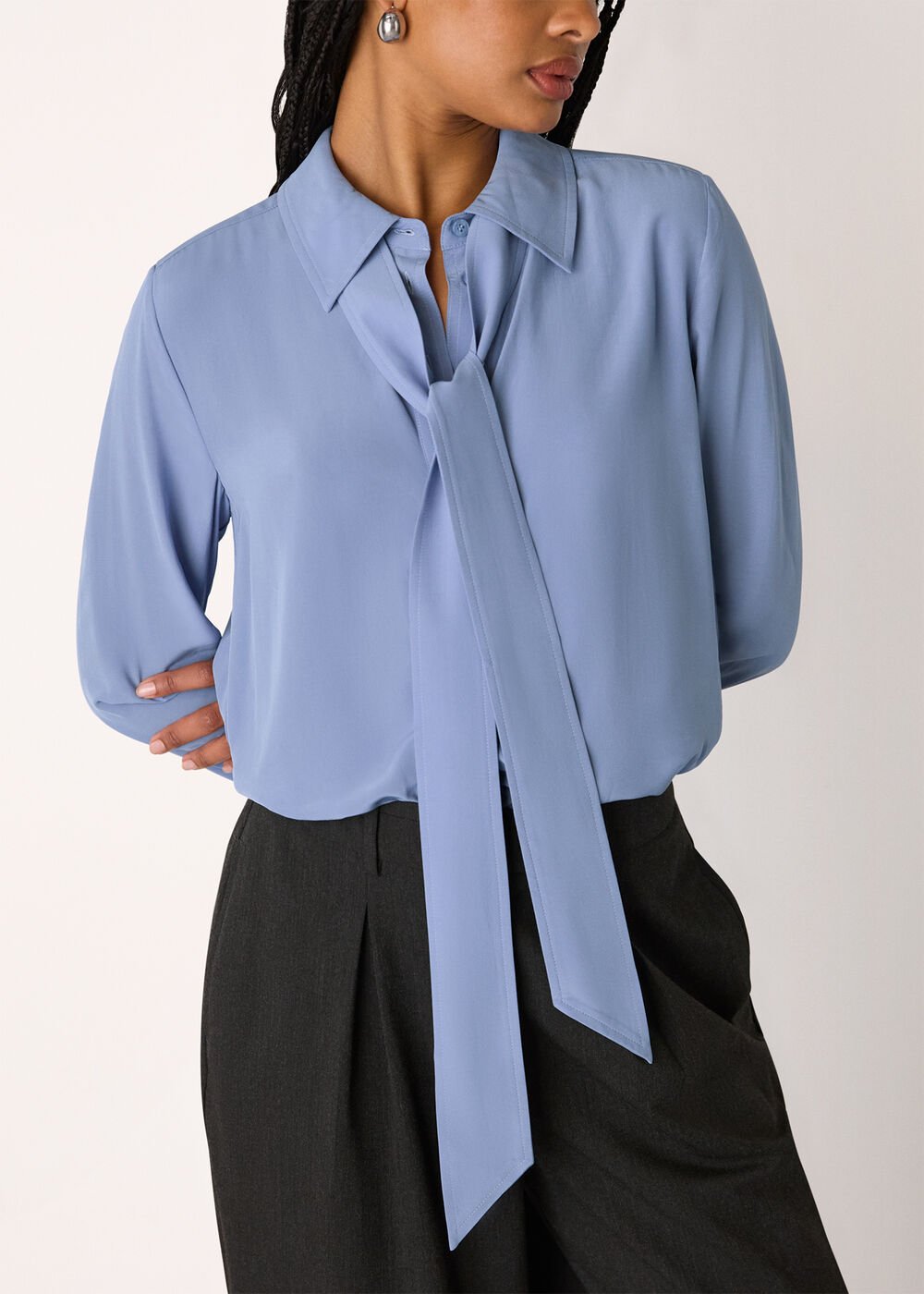 Tie Detail Classic Shirt