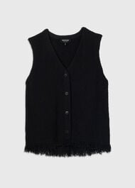 Cotton Boucle Fringe Tank