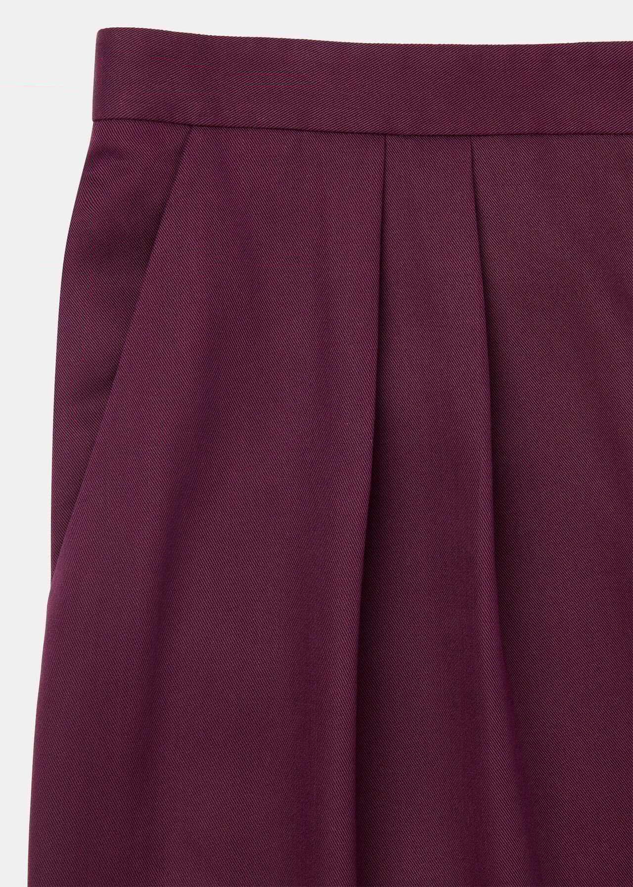 Pleat Front Relaxed Trouser