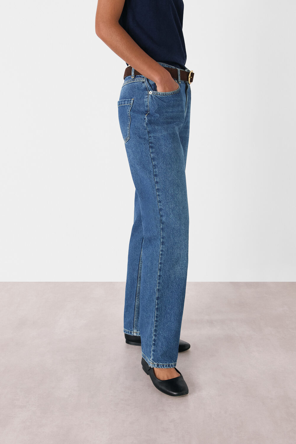 Denim Classic Straight Leg Jean