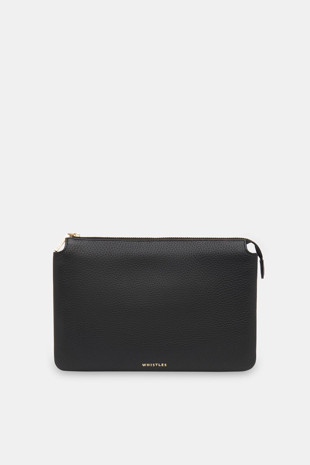 Black Elita Double Pouch Clutch