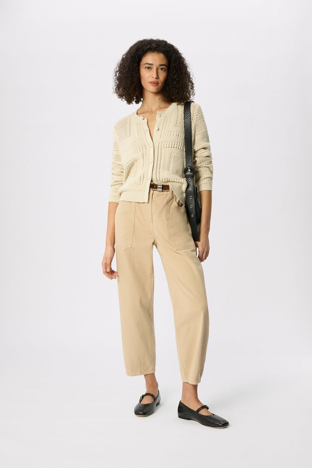 Neutral Tessa Casual Pants&nbsp;