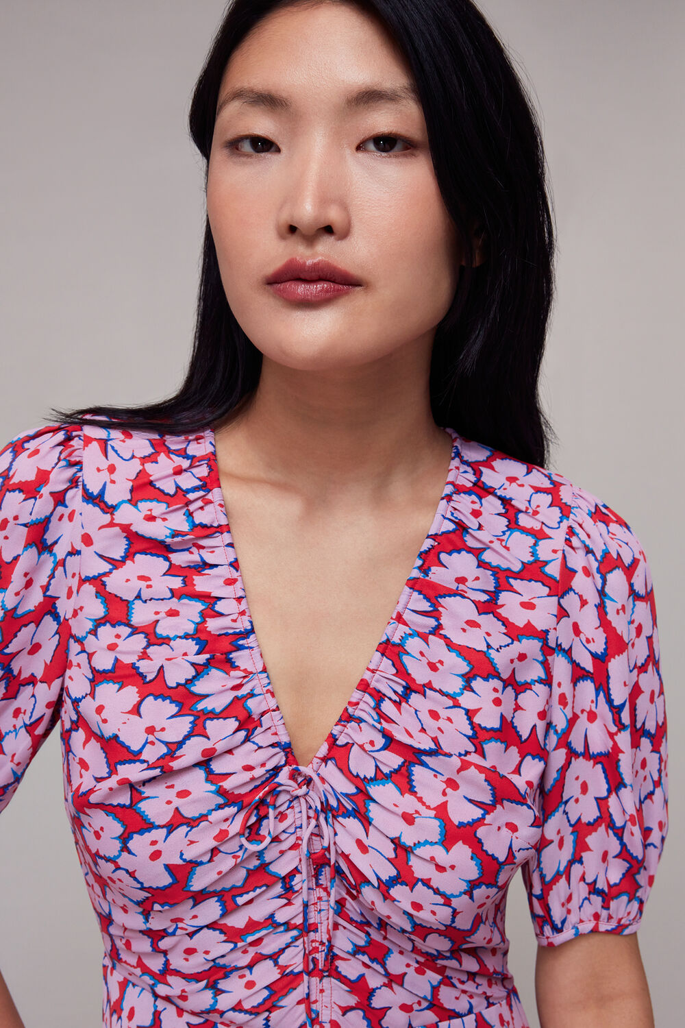 Farfalle Flower Midi Dress