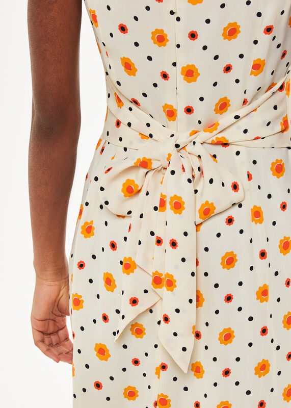 Ivory Flower Diamond Kimmy Dress