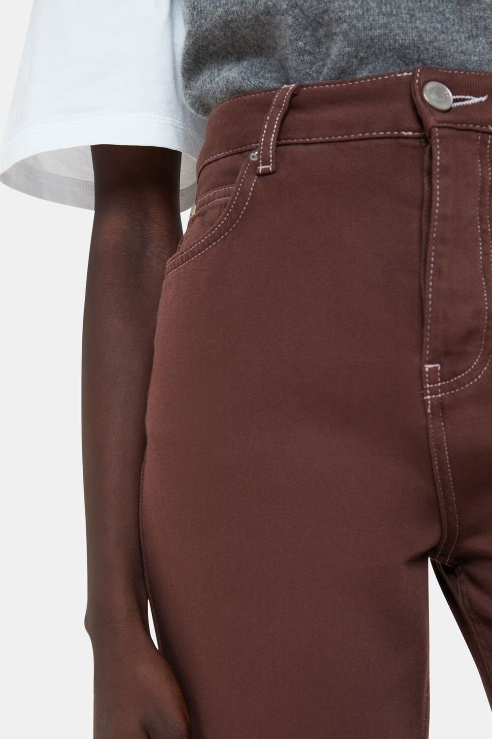 Chocolate Authentic Mollie Straight Jean