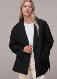 Maria Flecked Wool Jacket