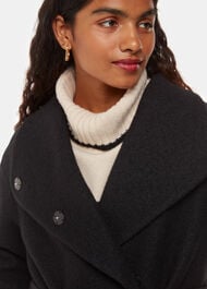 Petite Morgan Funnel Neck Coat