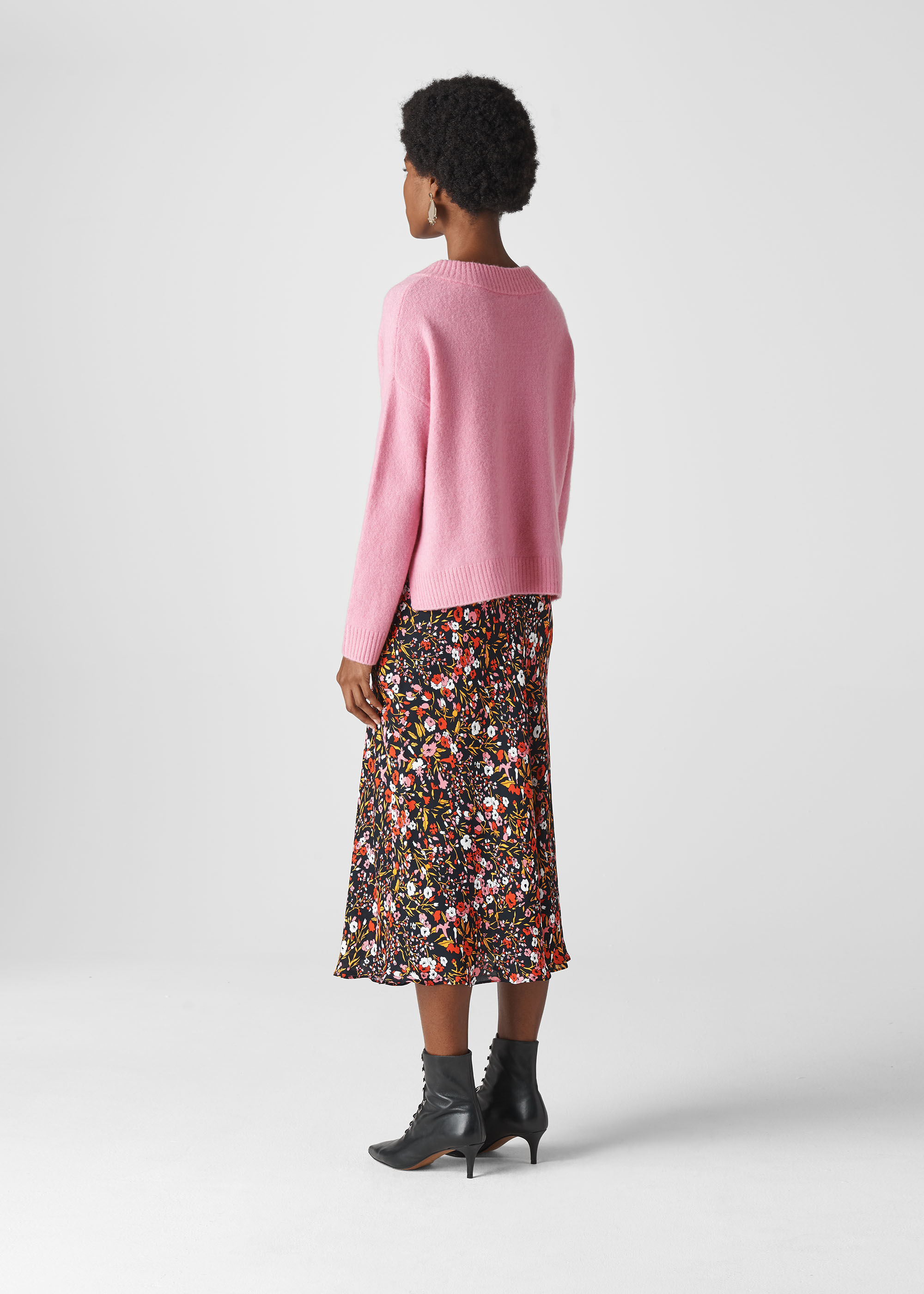 whistles floral meadow dress
