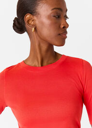 Slim Crew Neck Top