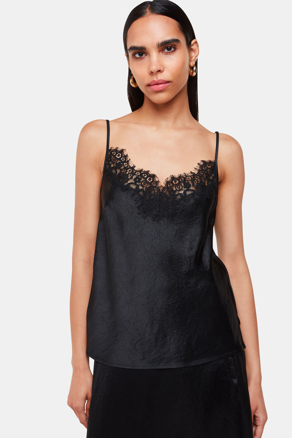 Lace Trim Cami Top