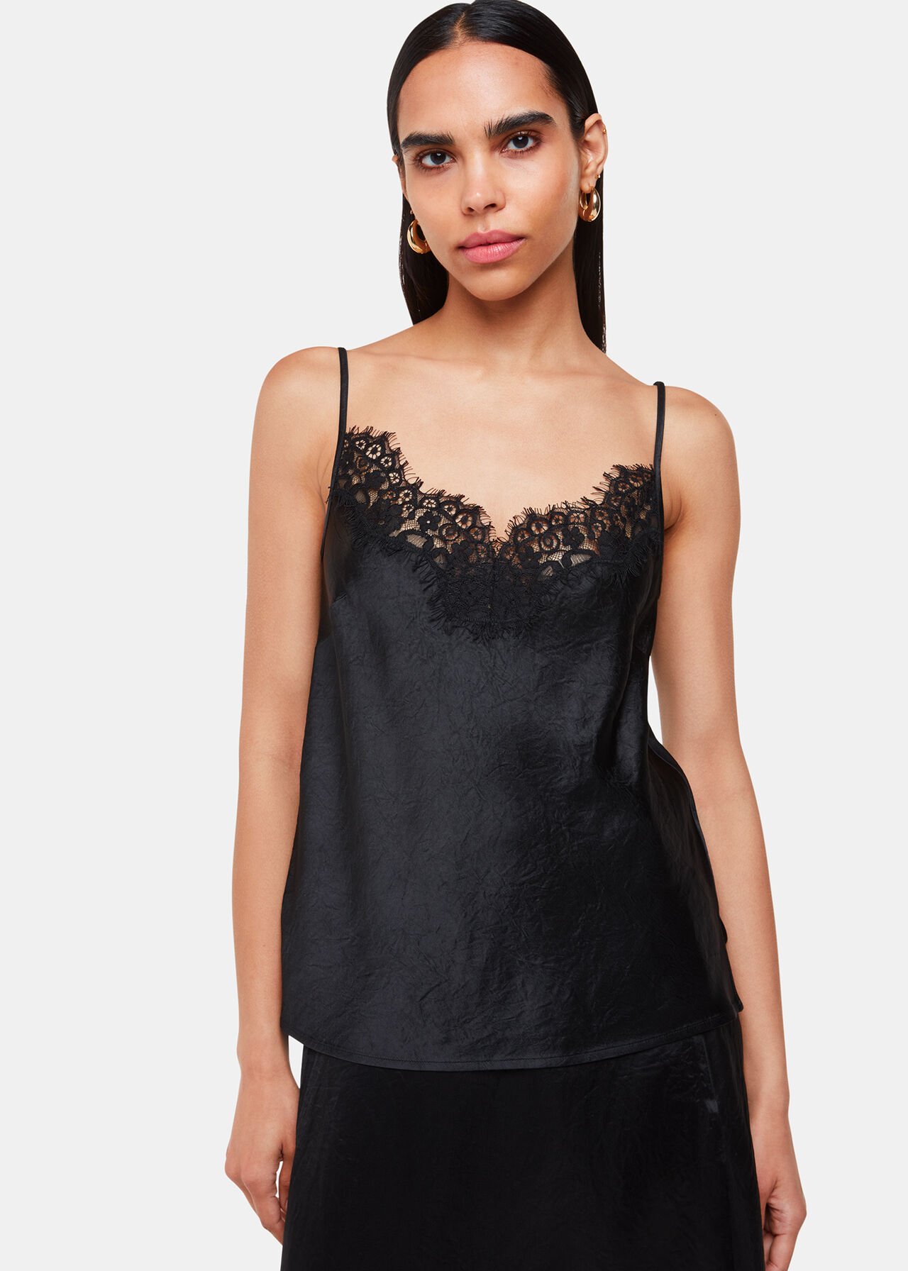 Lace Trim Cami Top