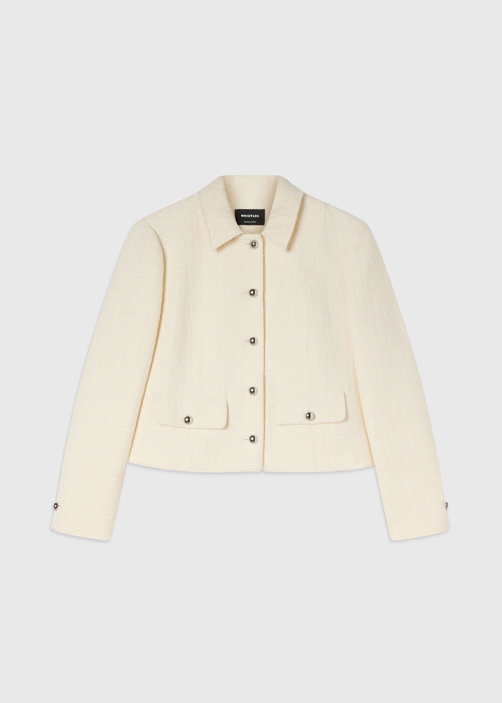 Cropped Boucle Jacket