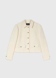 Cropped Boucle Jacket