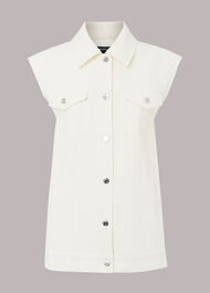 Rosa Linen Gilet