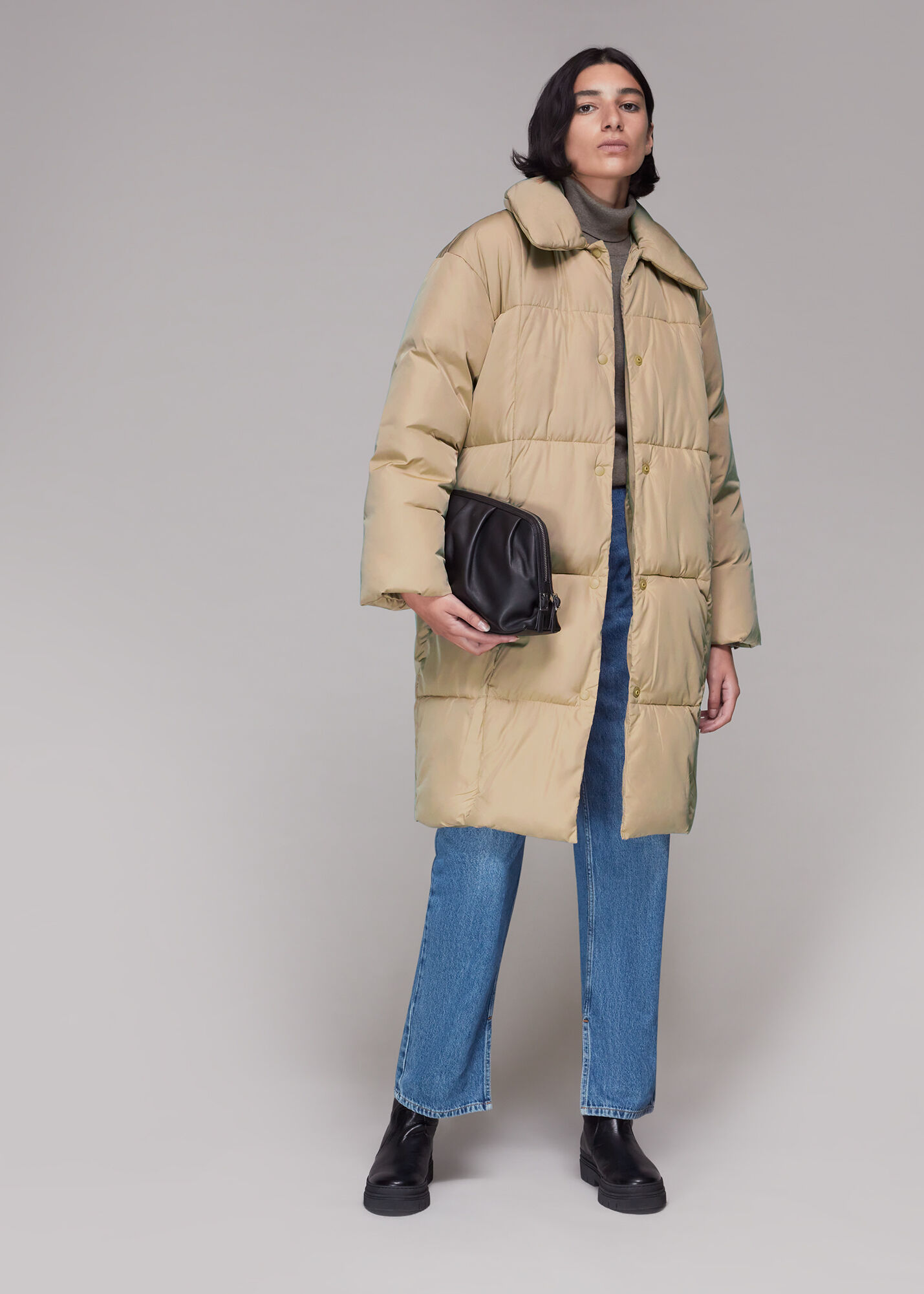 Camel sale puffer coat