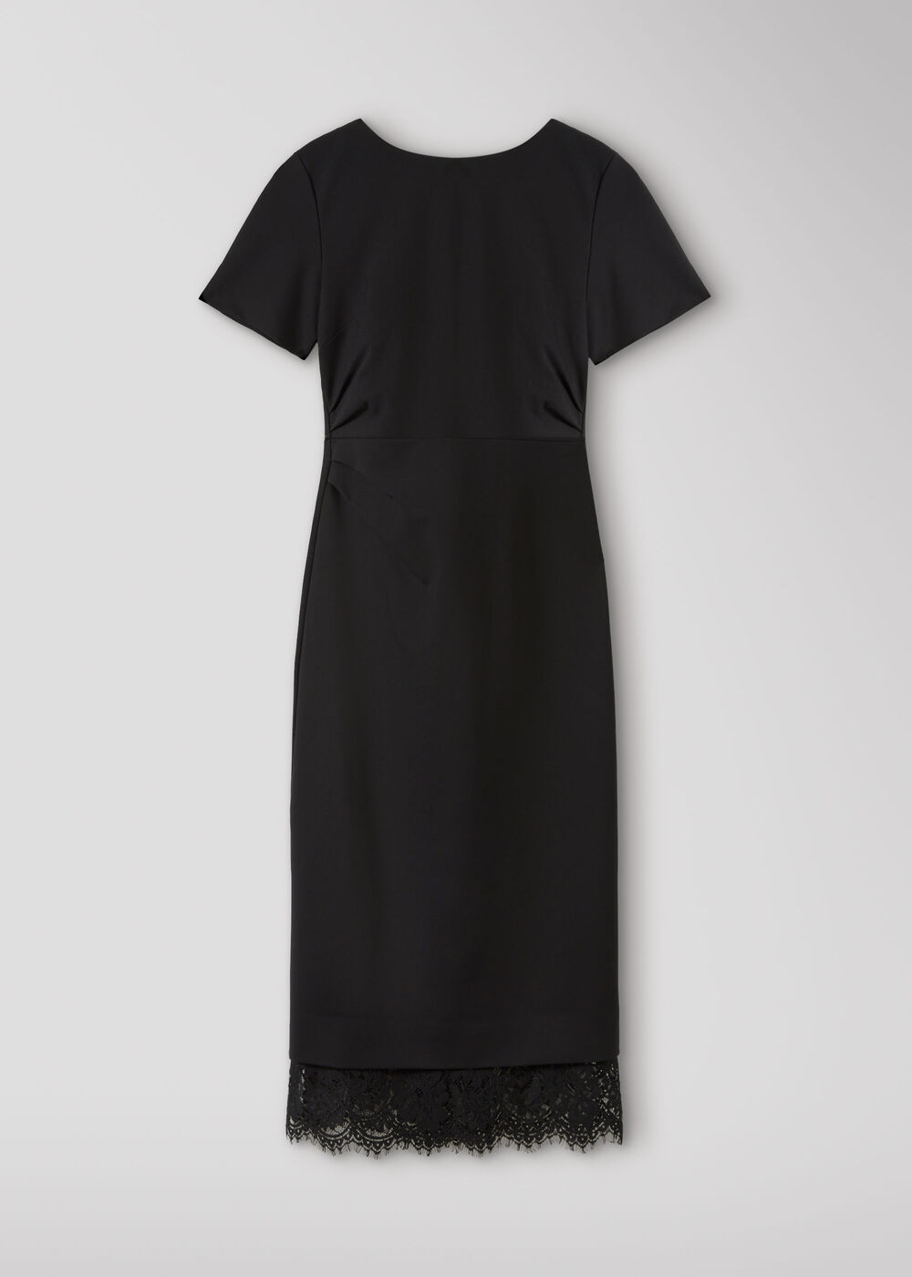 Ponte Detachable Lace Dress