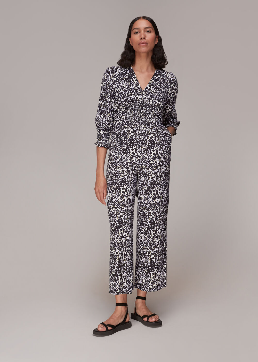 Smudged Cheetah Jumpsuit