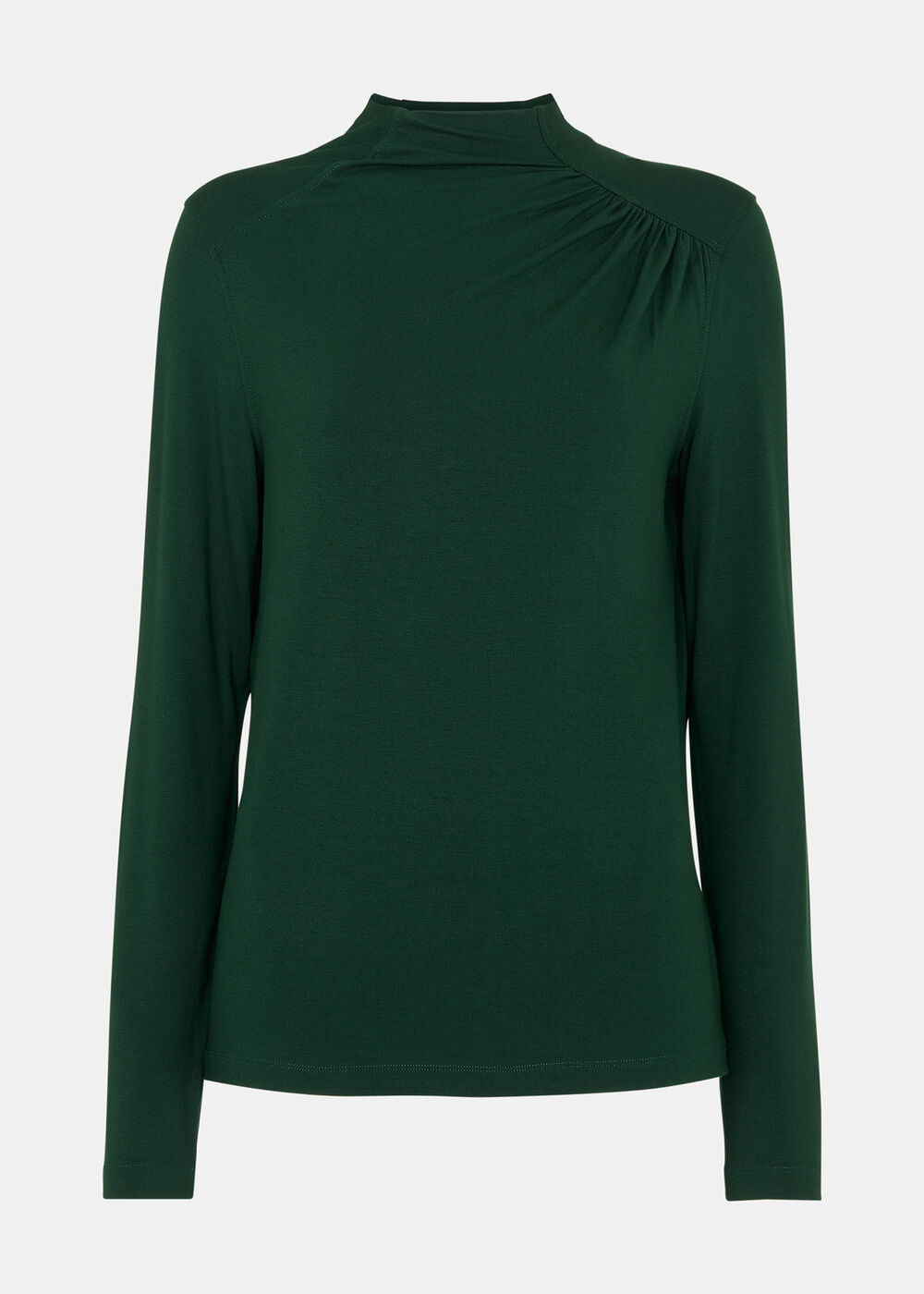 Ruched Front Detail Jersey Top