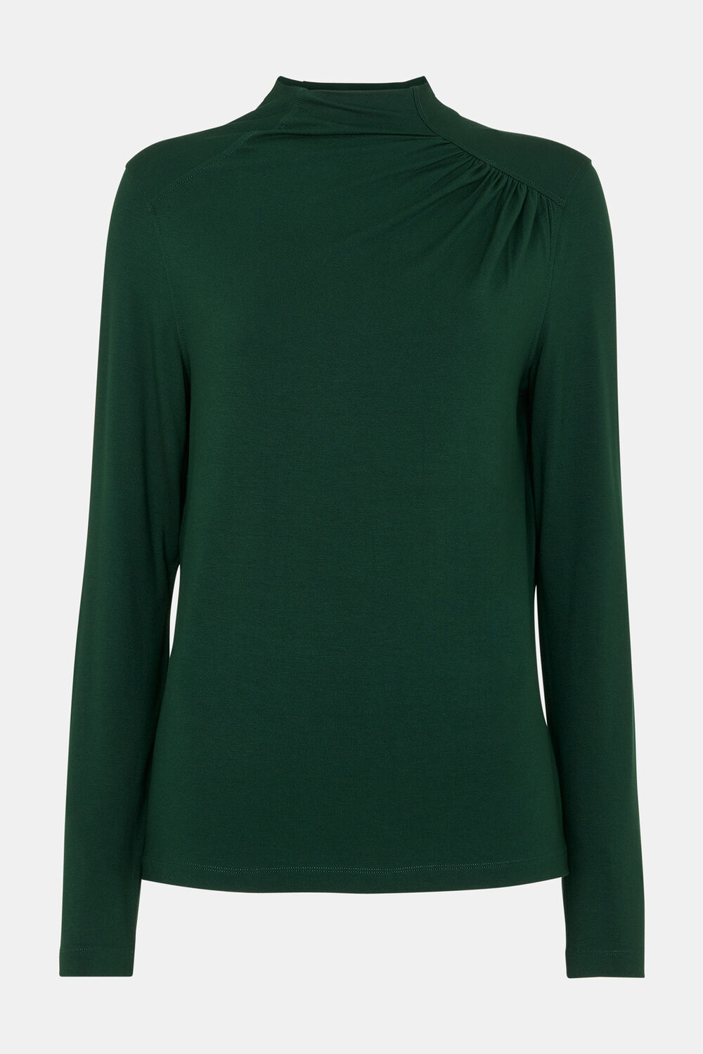 Ruched Front Detail Jersey Top