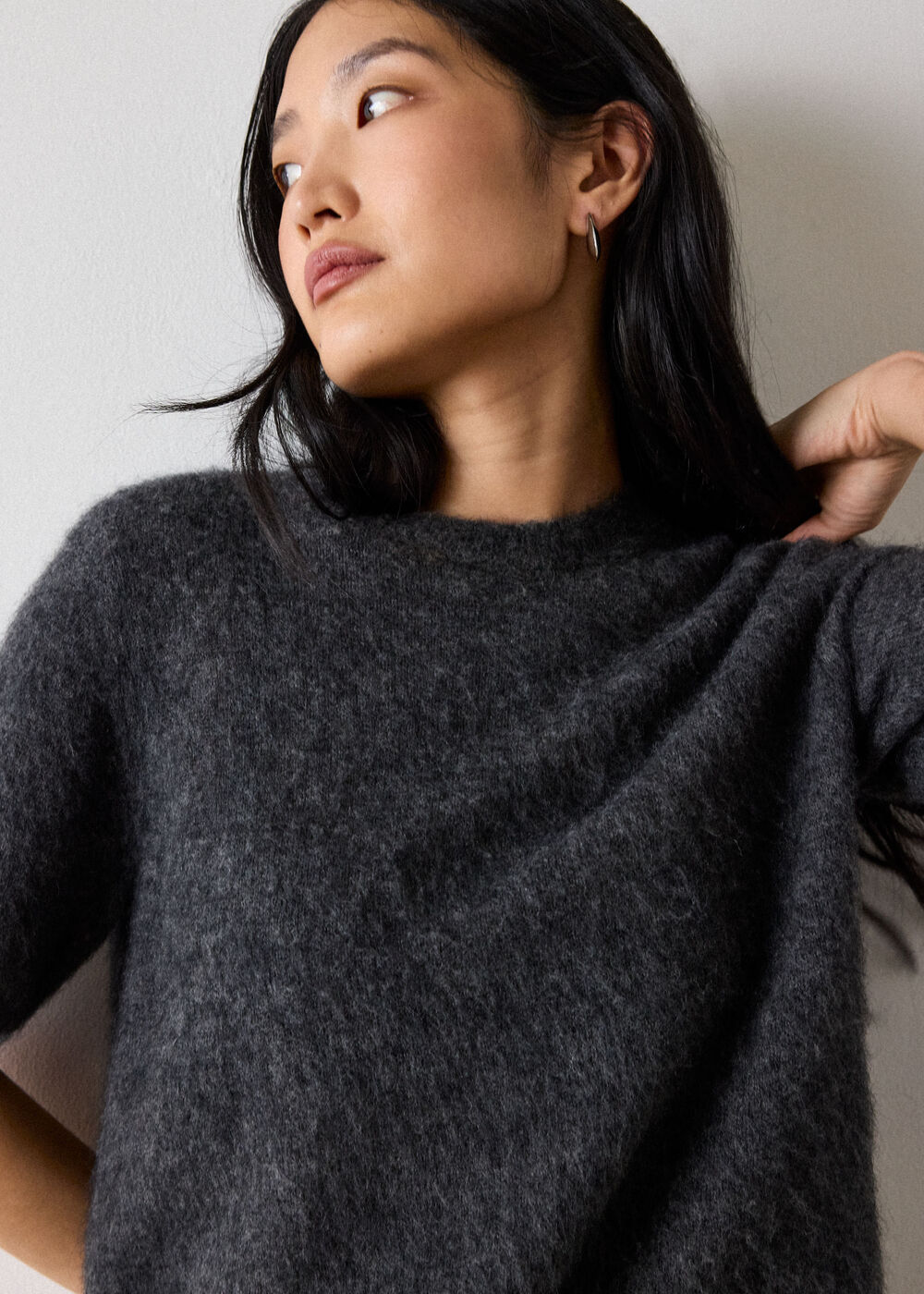 Alpaca Mix Knitted Tee