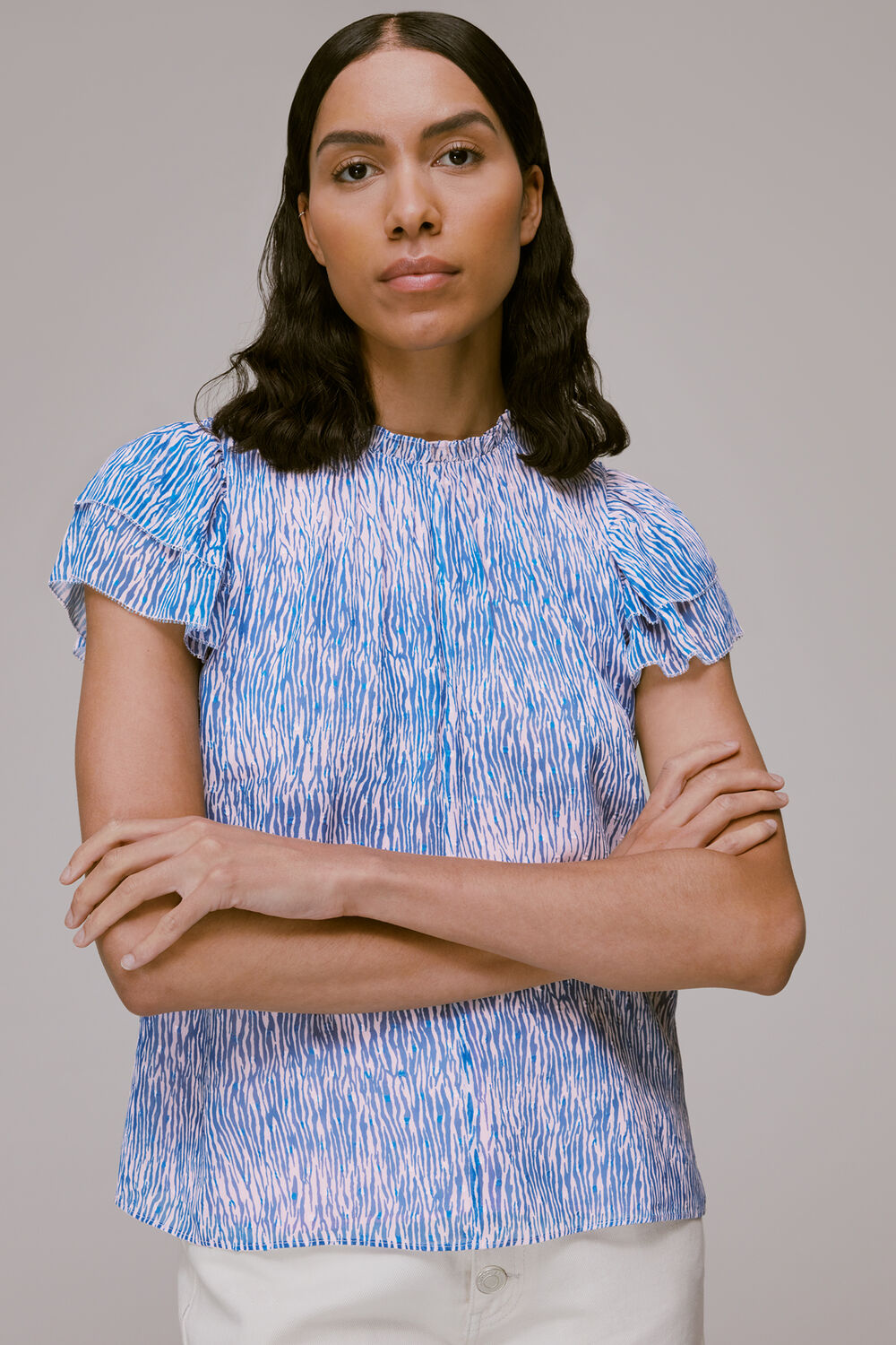 Tiger Dobby Blouse