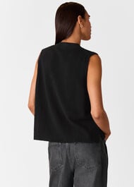 Wool Button Through Tank