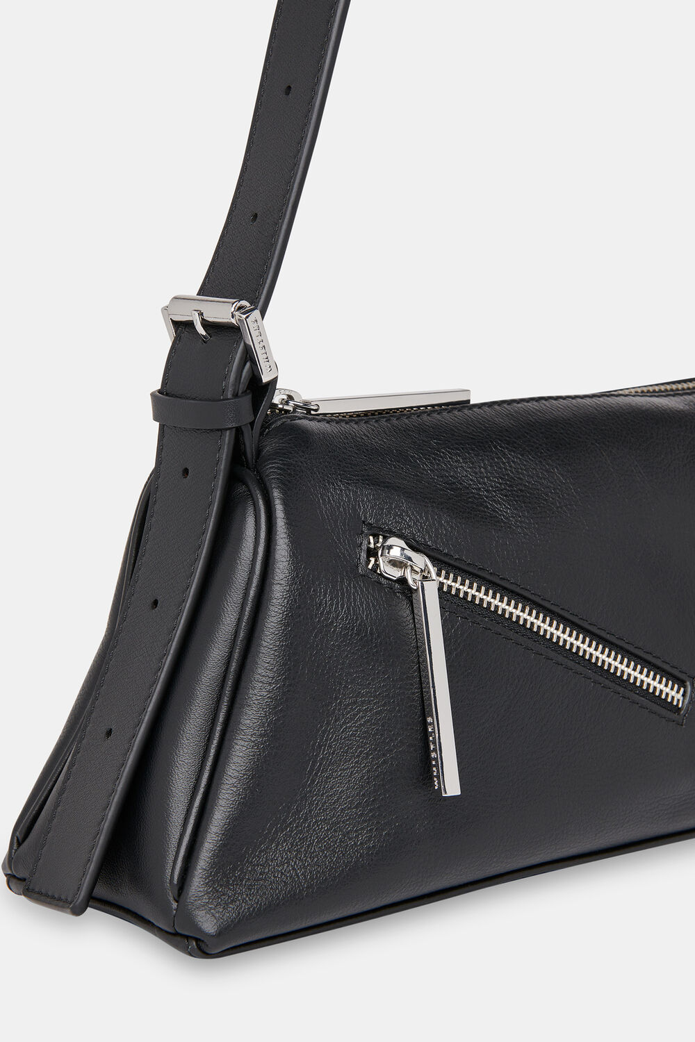 Seva Triple Zip Shoulder Bag