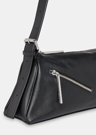 Seva Triple Zip Shoulder Bag