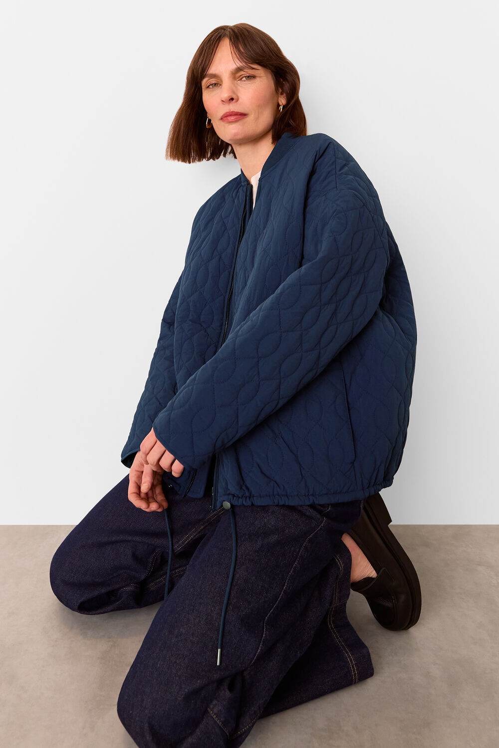 Nia Drawstring Quilted Jacket