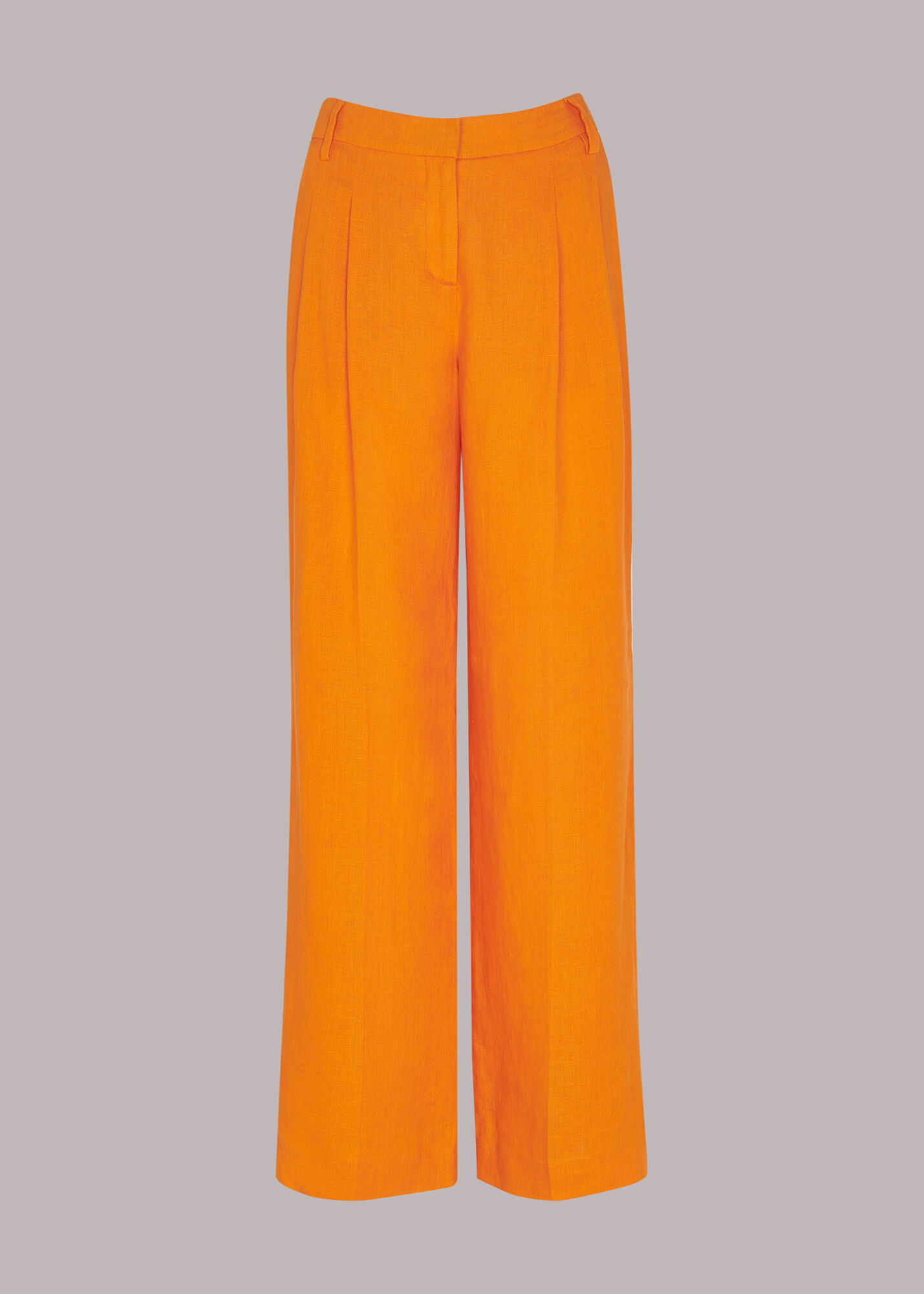 Orange linen sale pants