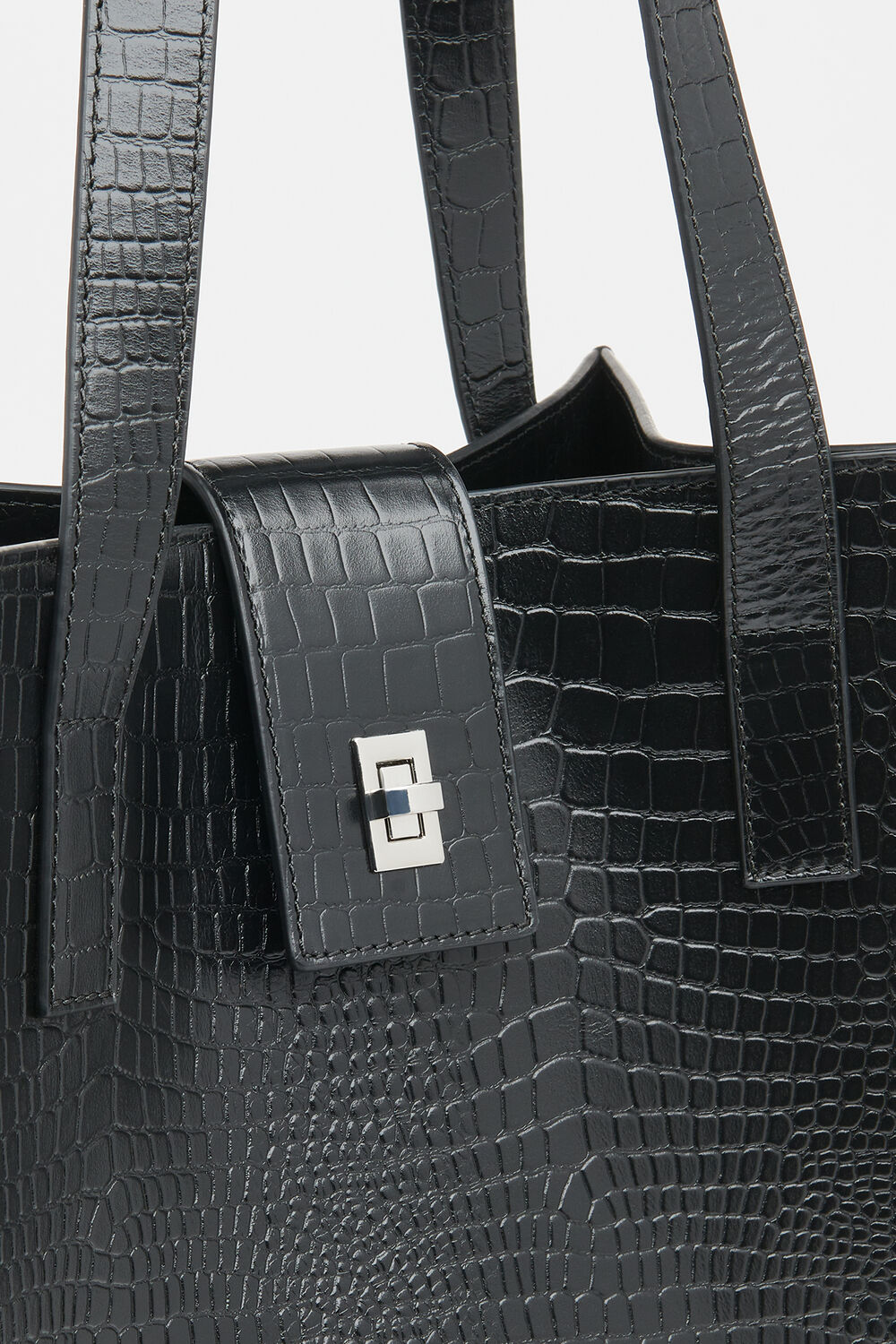 Black Inara Turn Lock Bag
