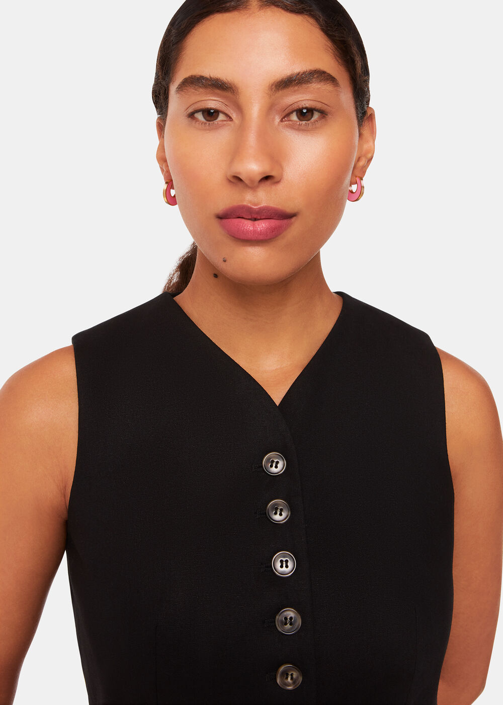 Double Enamel Earring