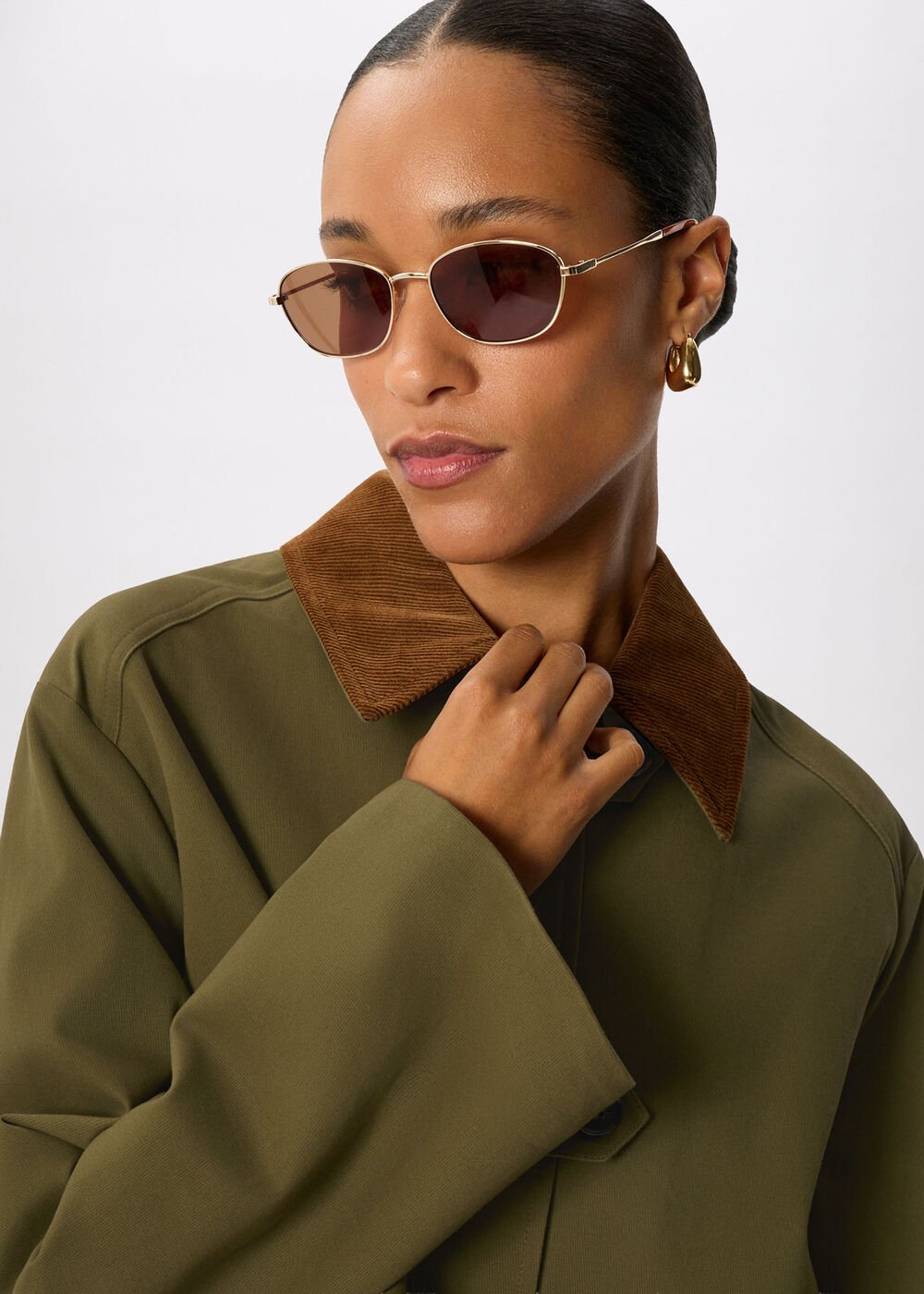 Corduroy Collar Jacket