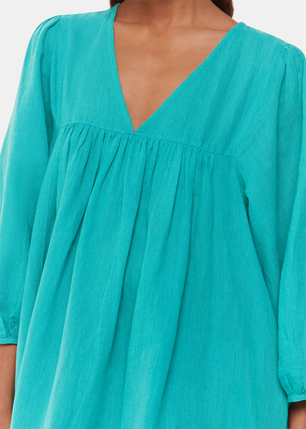 Petite Gloria Linen Blend Dress