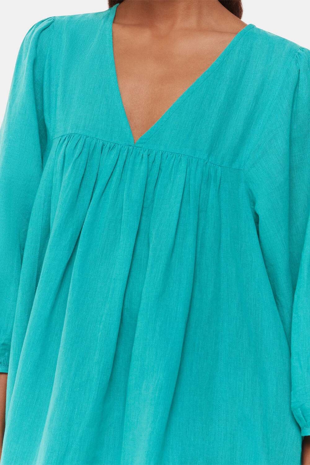 Petite Gloria Linen Blend Dress