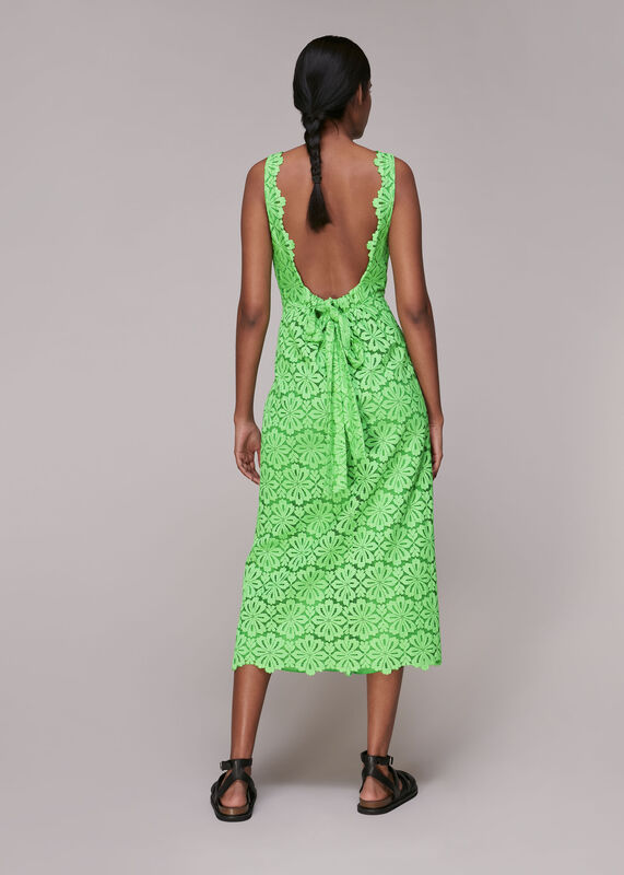 Green Noelle Lace Dress
