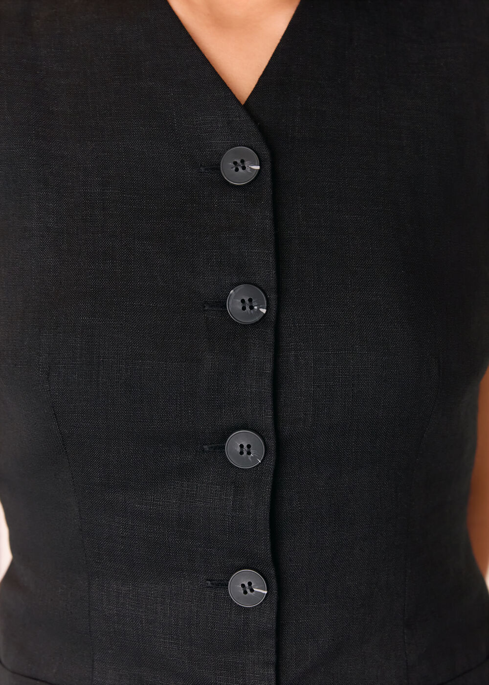 Molly Linen Waistcoat